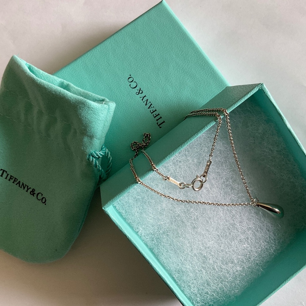 Tiffany teardrop Elsa Pretti necklace